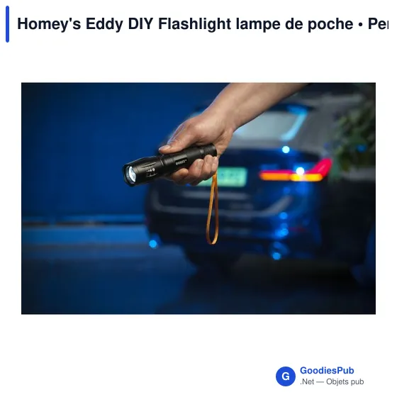 Lampe de poche personnalisable Homey's Eddy DIY avec logo - Image 9