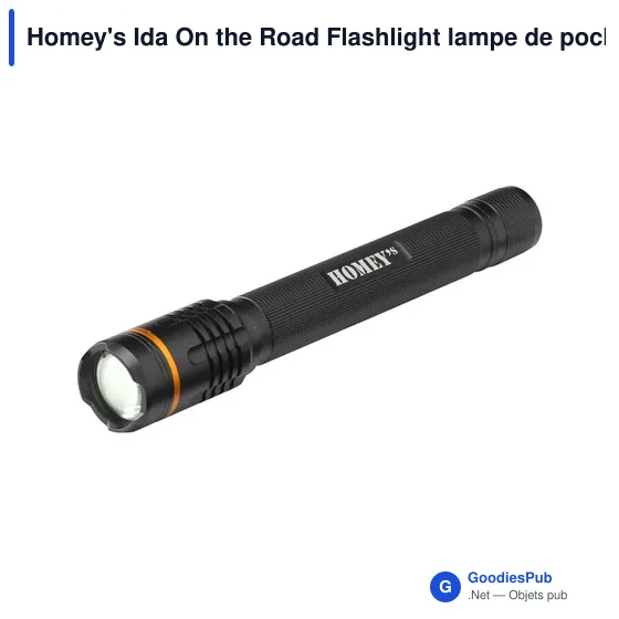 Lampe de poche personnalisable Homey's Ida On the Road avec logo - Image 1