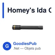 Lampe de poche personnalisable Homey's Ida On the Road avec logo - Miniature 3