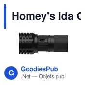 Lampe de poche personnalisable Homey's Ida On the Road avec logo - Miniature 4
