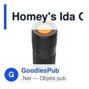 Lampe de poche personnalisable Homey's Ida On the Road avec logo - Miniature 5