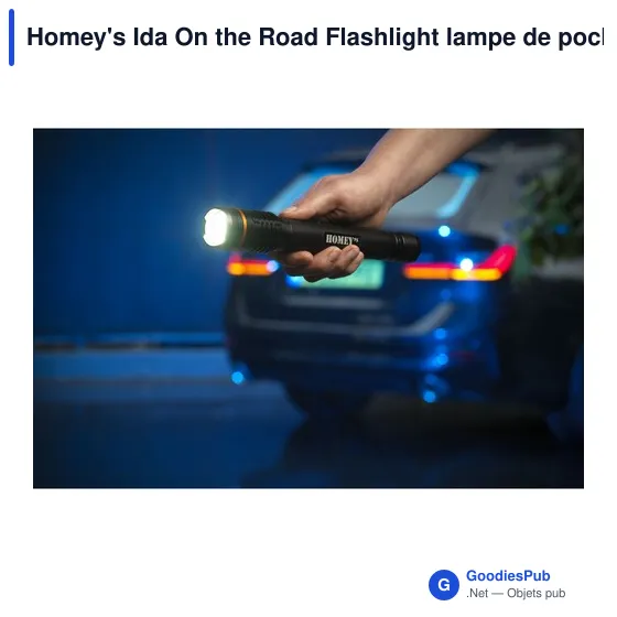 Lampe de poche personnalisable Homey's Ida On the Road avec logo - Image 8
