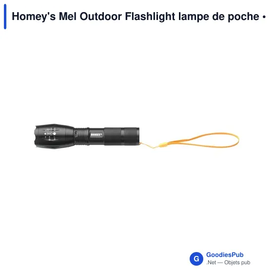 Lampe de poche personnalisable Homey's Mel Outdoor avec logo - Image 3