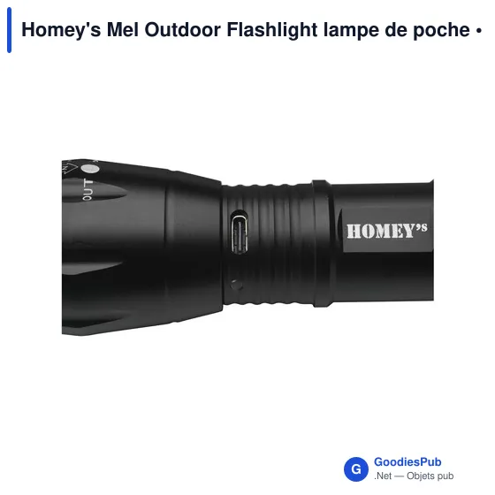 Lampe de poche personnalisable Homey's Mel Outdoor avec logo - Image 5