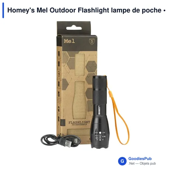 Lampe de poche personnalisable Homey's Mel Outdoor avec logo - Image 7