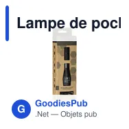 Lampe de poche personnalisable Homey's Mel Outdoor avec logo - Miniature 8
