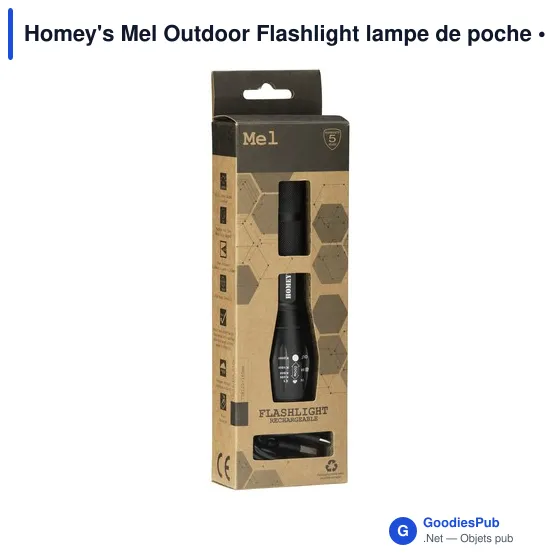 Lampe de poche personnalisable Homey's Mel Outdoor avec logo - Image 8