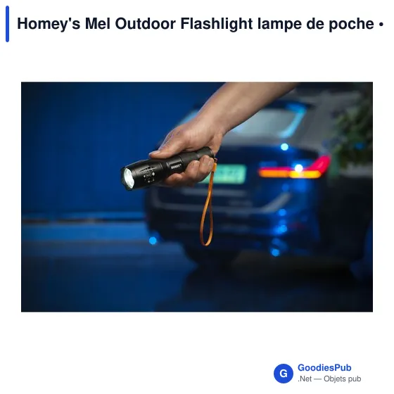 Lampe de poche personnalisable Homey's Mel Outdoor avec logo - Image 9