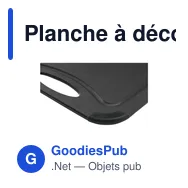 Planche à découper personnalisable Homey's en fibre de boisavec logo - Miniature 5