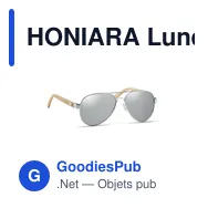 HONIARA Lunettes de soleil en bambou - Miniature 11