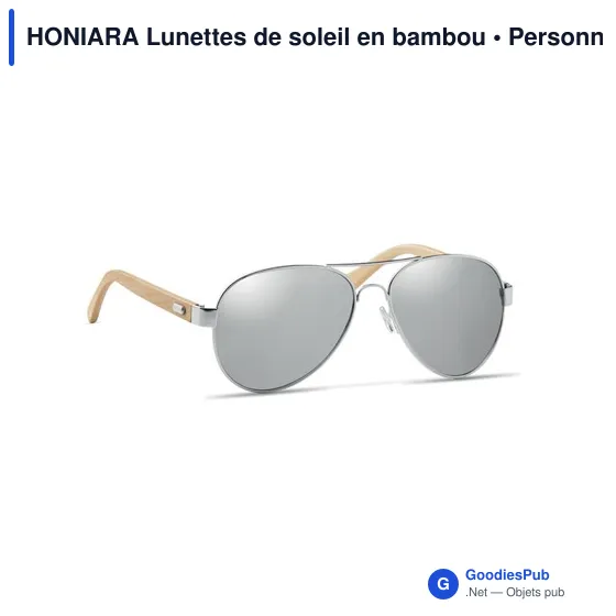 HONIARA Lunettes de soleil en bambou - Image 11