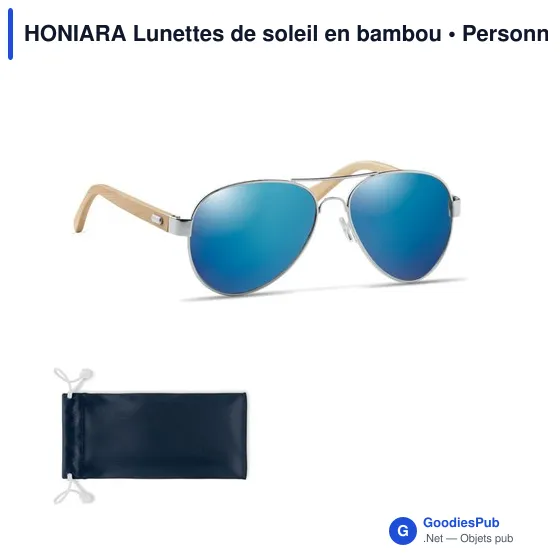 HONIARA Lunettes de soleil en bambou - Image 12