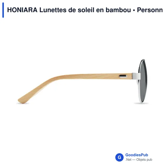 HONIARA Lunettes de soleil en bambou - Image 4