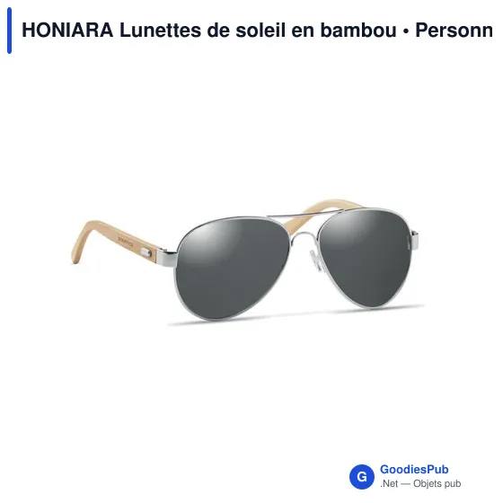 HONIARA Lunettes de soleil en bambou - Image 6