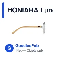 HONIARA Lunettes de soleil en bambou - Miniature 10