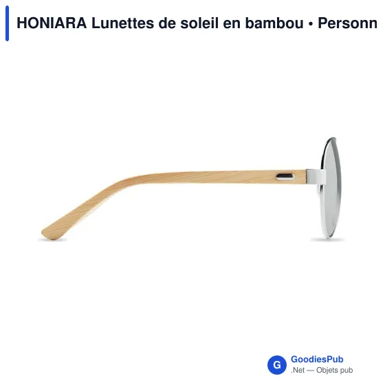HONIARA Lunettes de soleil en bambou - Image 10