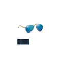 Variante bleu - HONIARA Lunettes de soleil en bambou