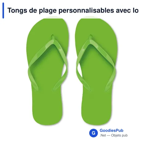 Tongs de plage personnalisables avec logo - HONOLULU Tongs PE L