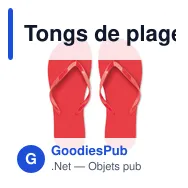 Tongs de plage personnalisables avec logo - HONOLULU Tongs PE L - Miniature 4