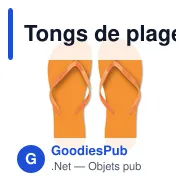Tongs de plage personnalisables avec logo - HONOLULU Tongs PE L - Miniature 5