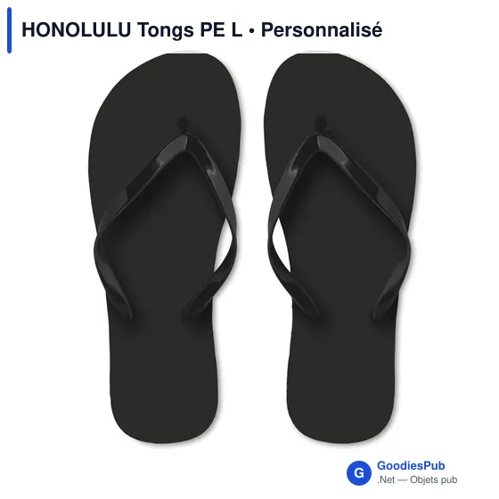 Tongs de plage personnalisables avec logo - HONOLULU Tongs PE L - Image 6