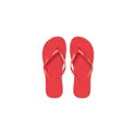 Variante rouge - Tongs de plage personnalisables avec logo - HONOLULU Tongs PE L