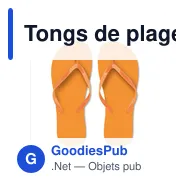 Tongs de plage personnalisables avec logo - HONOLULU Tongs PE M - Miniature 1