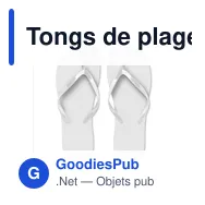 Tongs de plage personnalisables avec logo - HONOLULU Tongs PE M - Miniature 3