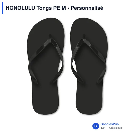Tongs de plage personnalisables avec logo - HONOLULU Tongs PE M - Image 5