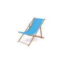 Variante turquoise - HONOPU Transat en bois