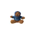 Variante bleu - Peluche personnalisable HoodedBear avec logo