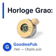 Horloge Graox - Miniature 1