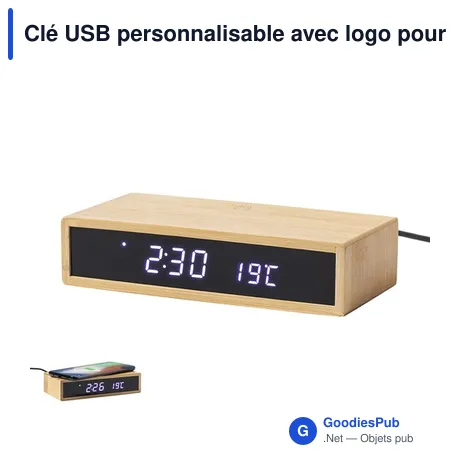 Clé USB personnalisable avec logo pour entreprises et événements