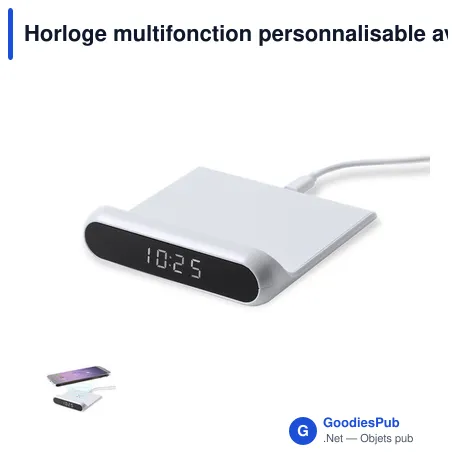 Horloge multifonction personnalisable avec logo - Thumal