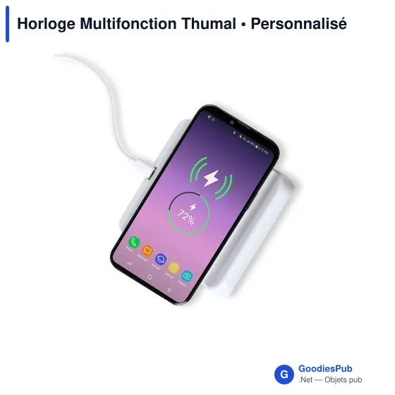 Horloge multifonction personnalisable avec logo - Thumal - Image 5