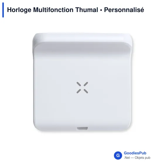 Horloge multifonction personnalisable avec logo - Thumal - Image 7