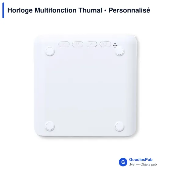 Horloge multifonction personnalisable avec logo - Thumal - Image 8
