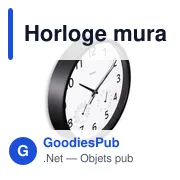 Horloge murale avec thermomètre et hygromètre Hama - Miniature 2
