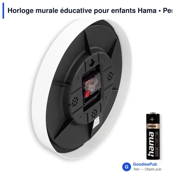 Horloge murale éducative pour enfants Hama - Image 3