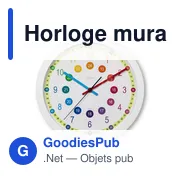 Horloge murale éducative pour enfants Hama - Miniature 4
