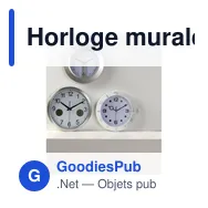 Horloge murale personnalisable en aluminium avec logo - Kenya - Miniature 4