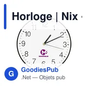 Horloge murale personnalisable avec logo - Nix - Miniature 3