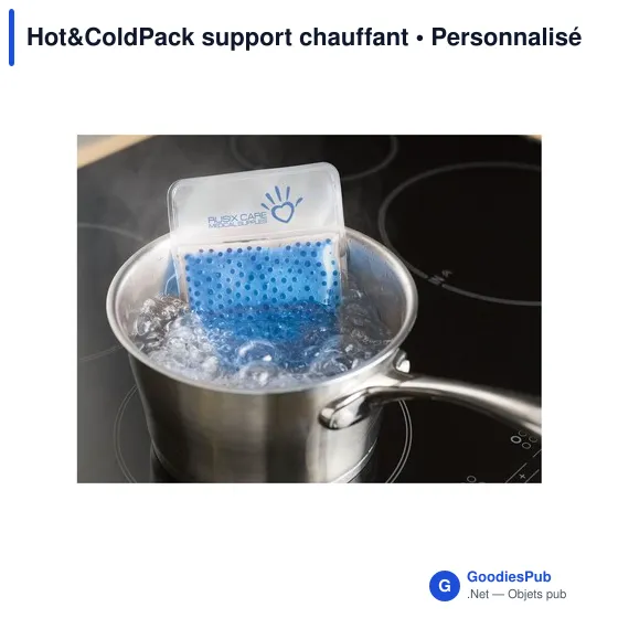 Chaufferette personnalisable Hot&ColdPack avec logo - Image 1