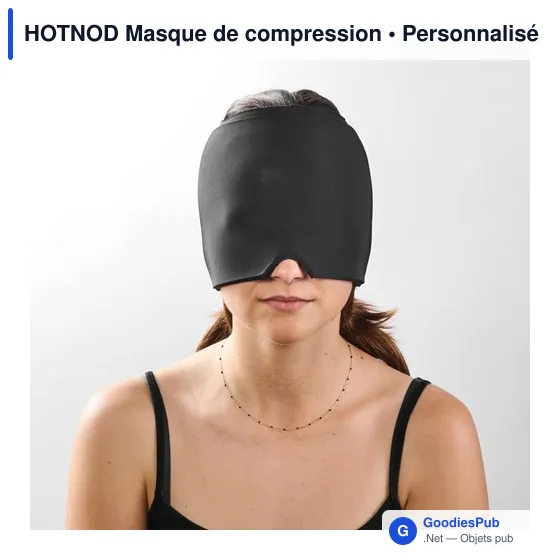Masque de compression personnalisable pour logo - HOTNOD - Image 1