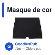 Masque de compression personnalisable pour logo - HOTNOD - Miniature 7