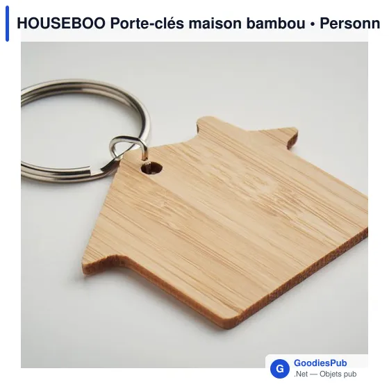 HOUSEBOO Porte-clés maison bambou - Image 5
