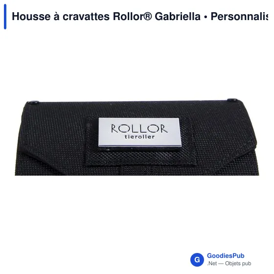 Housse à cravattes personnalisable Rollor® Gabriella avec logo - Image 3