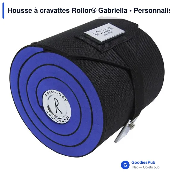 Housse à cravattes personnalisable Rollor® Gabriella avec logo - Image 6
