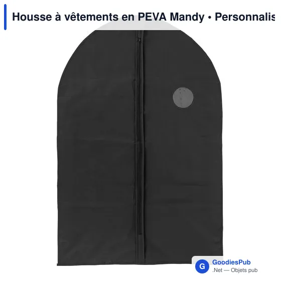 Housse à vêtements personnalisable avec logo pour entreprises - Image 1