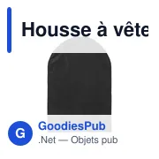 Housse à vêtements personnalisable avec logo pour entreprises - Miniature 3